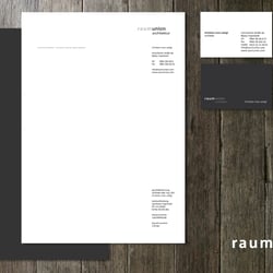 Geschäftsausstattung raumunion, Architekturbüro, Ingolstadt, entstanden bei schnellervorlauf gmbh.