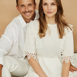 Natürliches Commercial-Couple-Portrait für Sedcards und Modelportfolios