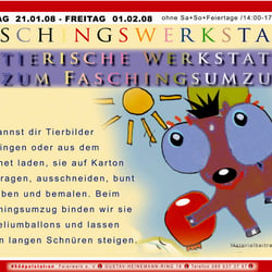 Plakatgestaltung für  Freizeitkindertreff i. d. Südpolstation Feierwerk e.V