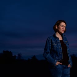 Portrait blaue Stunde