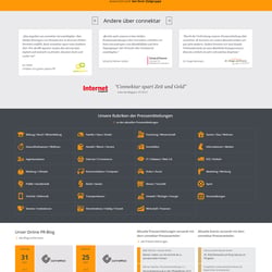 Webdesign für ein Presseportal