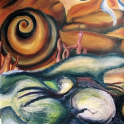 Nature#4, 110×95cm, Acryl auf Leinwand