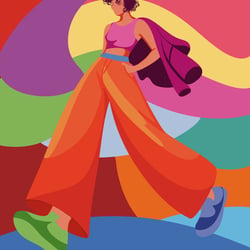 Flat Illustration – Pride Hommage