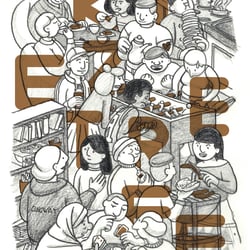 Illustration „Kieztreff Pankow“