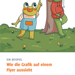 Mockup für die Kinder- und Jugendmaskottchen für die VHS Saarbrücken