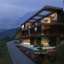 Außenvisualisierung: Villa St. Adrian, Schweiz