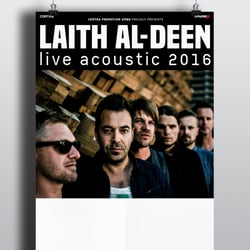 Plakatdesign „Laith Al Deen – Acoustic“
