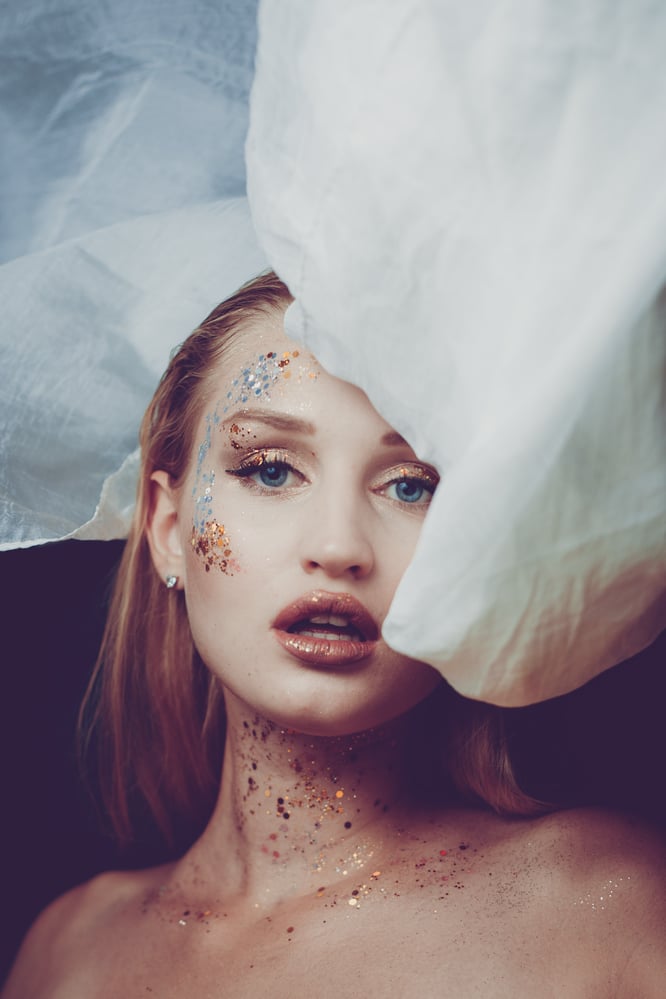 Einzelportrait Glitzer