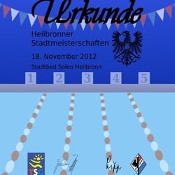 Urkunde Schwimmverein Heilbronn