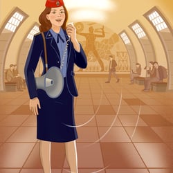 Illustrations for the Saint Petersburg Metro Anniversary:“The Metro’s Unwritten Rules”