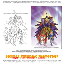 Digital Koloratur für Digimon