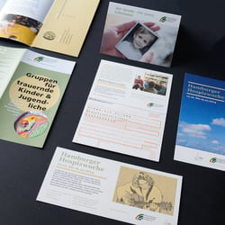 Weitere Arbeiten (Faltblätter, Flyer)