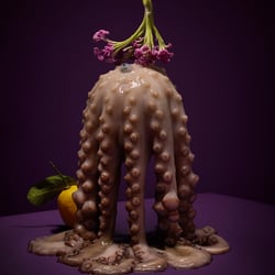 Stillleben mit Pulpo