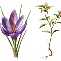 Pflanzen-Illustrationen für Heilkraeuter.de