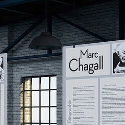 Biografie-Poster für die Klassenräume eines Bildungsinstitutes