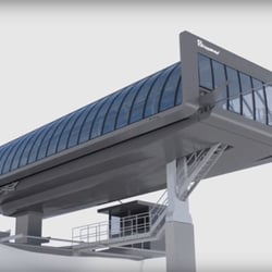 Doppelmayr Gondelstation Dach