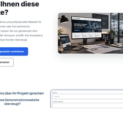 Website Präsentation – Industrial Solutions