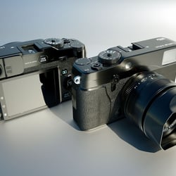 Fuji x-Pro 1 Visualisierung