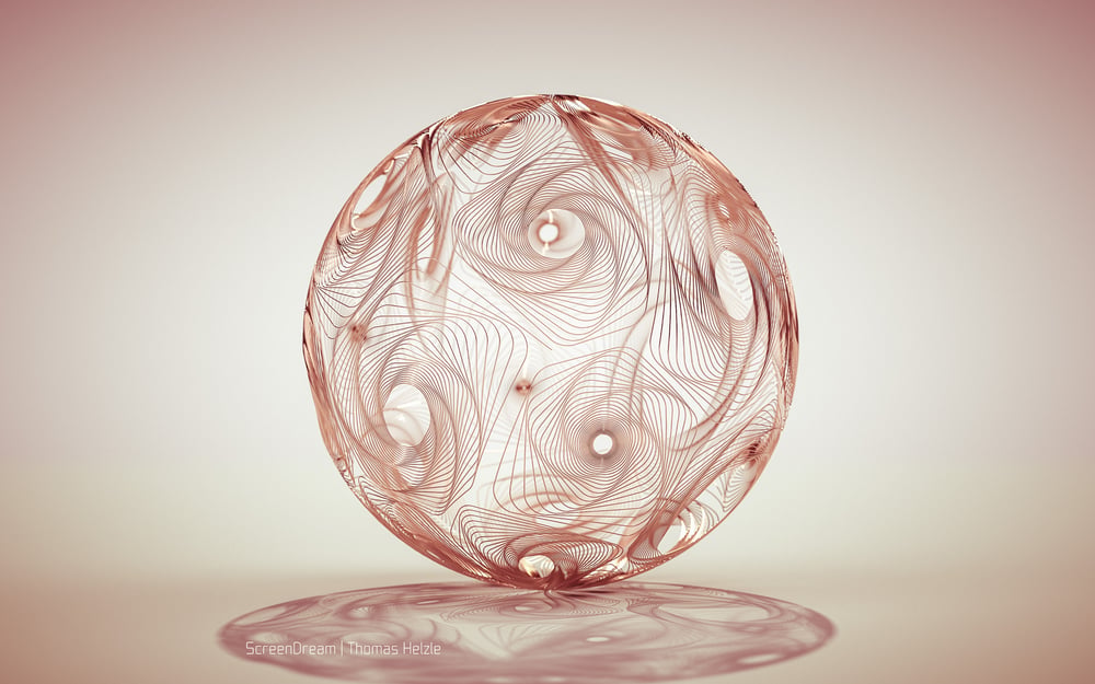 Spiralkugel Hell