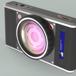 CAD Kamera Ansicht Vorne (gerendert)