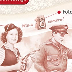 Präsentationsschart für eine Designagentur