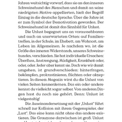 Editorial Magazin SCHWEINEHUND, Text: Judith Neuling