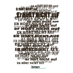 Werbung für Aspirin