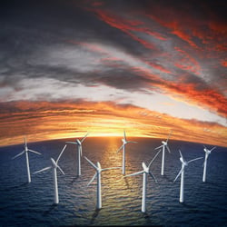 Retusche Windräder