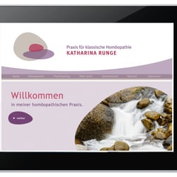 Praxis für klassische Homöopathie – K. Runge | Corporate Design | Website