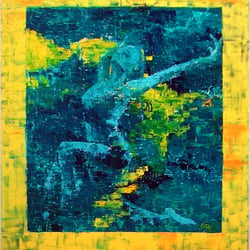 Ballet jaune vert