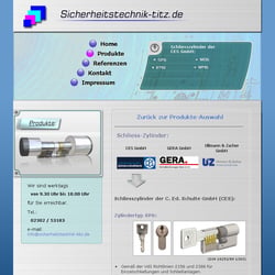 Produkt-Ansicht – Wahl einer Produkt-Palette