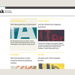 Website Matthias Kutzscher