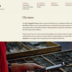 Tipografia Pesatori: website
