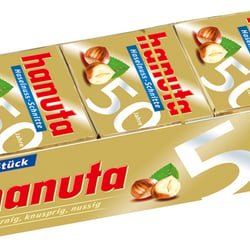 Verpackungsgestaltung zum 50-jährigen Jubiläum von Hanuta