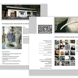 Webdesign für die Hammersteiner Steinwerkstatt