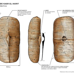 Archäologische illustration /Didaktische Illustration