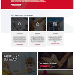 Layer Immobilien & Bau – Website & Kampagne