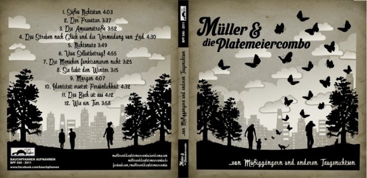 CD Verpackung – Müller und die Platemeiercombo