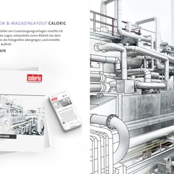 WEBDESIGN & MAGAZINLAYOUT – CALORIC