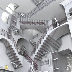 Mc Escher – Treppenhaus