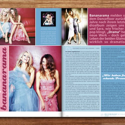 Interview mit Bananarama – Text von Hermann J. Huber und mir