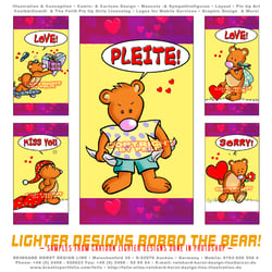 Bobbo der Bär-Feuerzeug Designs
