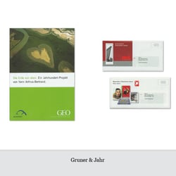 Einladung zur GEO-Fotoausstellung, Mailings für art und Stern