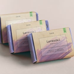 Verpackungs-Design einer Seife