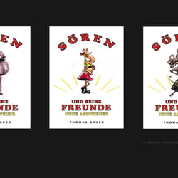 Cover und Illustration für Kinderbuchreihe