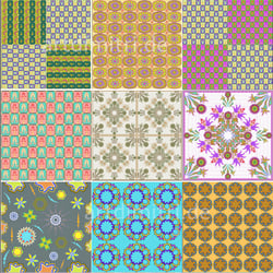Muster Design, Pattern, Vektor Grafik