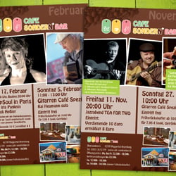 Café Sondernbar – Veranstaltungsplakate