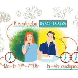 Gesundheitsamt und Telefonseelsorge