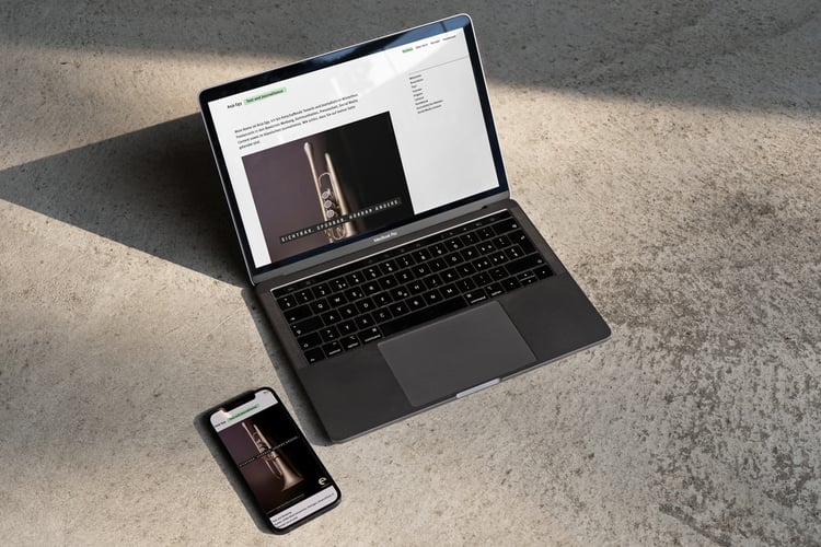 Grafik und Webdesign für Anja Egy Text und Journalismus, Wil Webdesign, Website / Briefschaften