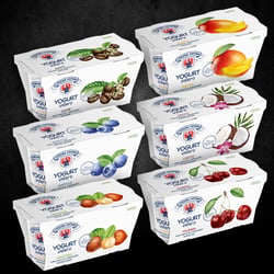 Vollmilchjoghurt 125 g im 2er Cluster – Becher, Platine und Cluster